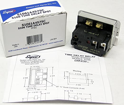 Supco Time Delay Relay