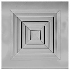 12x12 Ceiling Diffuser 4 Way AVP-PLT-OB