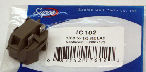 Supco 1/20 To 1/3 Relay IC100