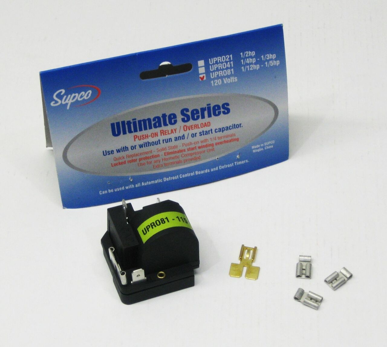 Supco Ultimate Series Push On Relay/ Overload UPRO21